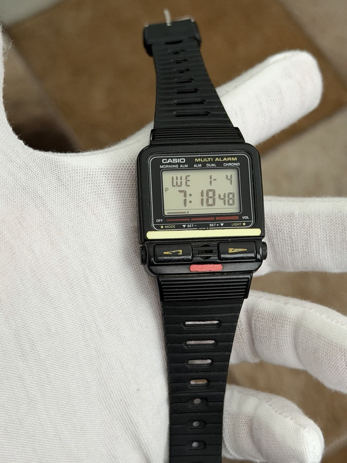 Rare Vintage Casio Multi Alarm BA-80 Men’s Digital Watch Module 462 JDM 1980s