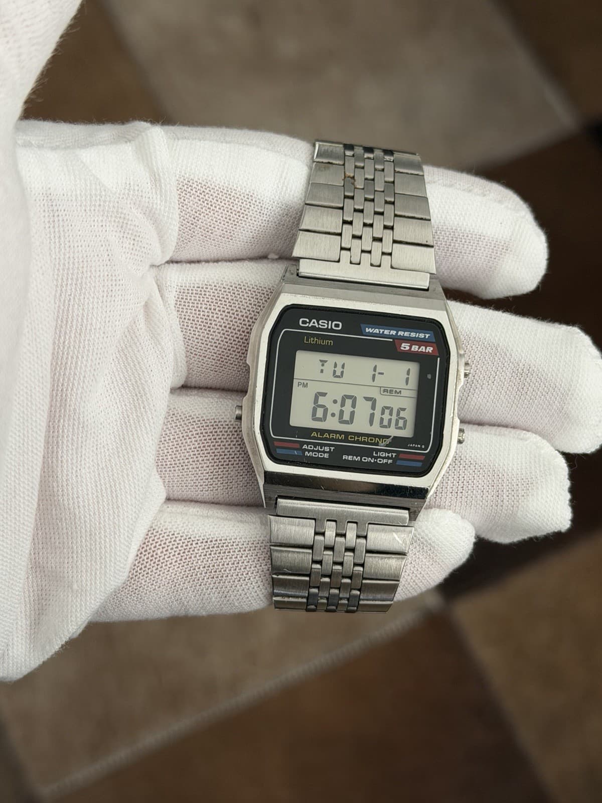 Rare Vintage Casio W-38 Men’s Digital Sports Watch Module 549 JDM 1980s