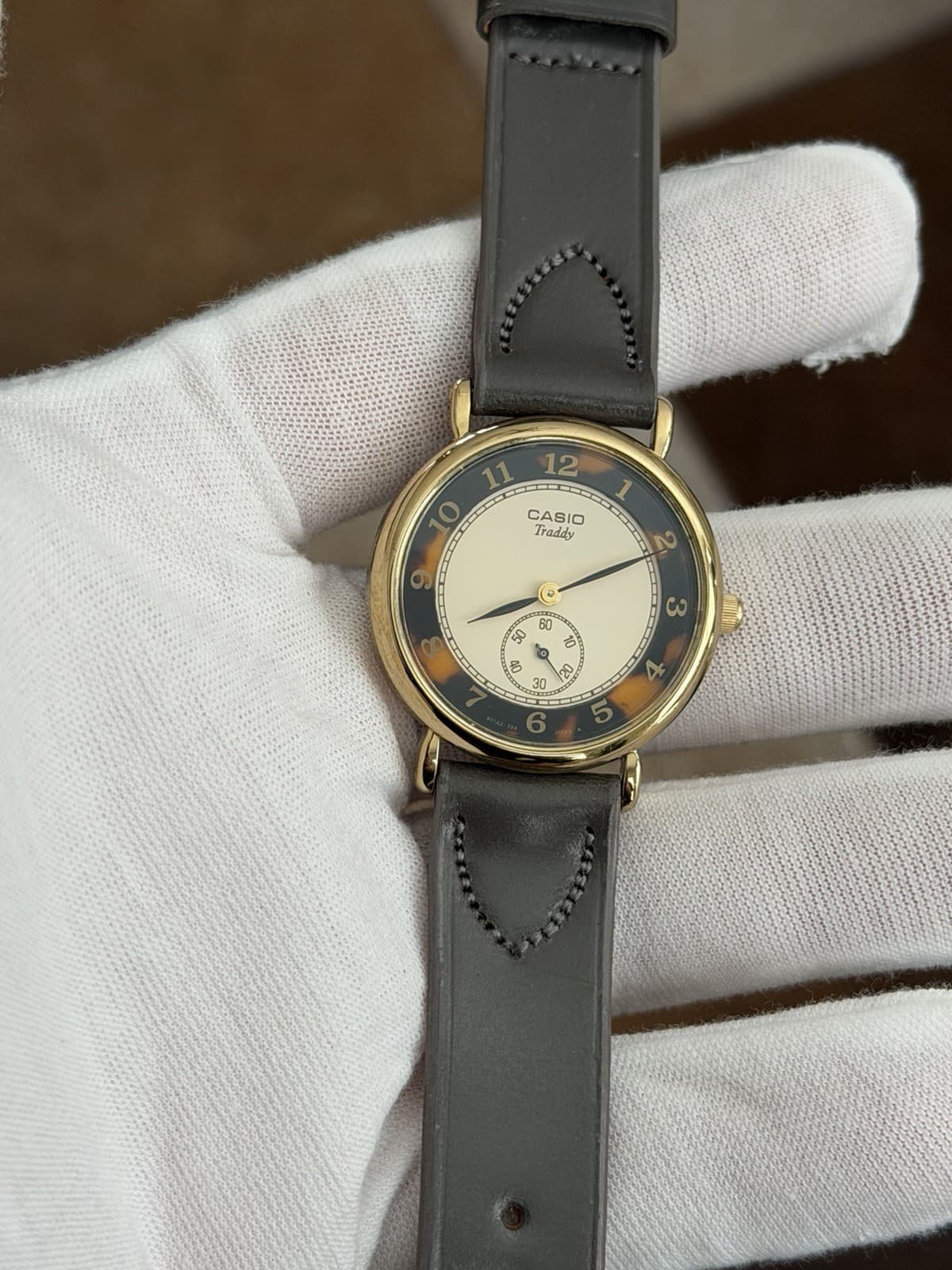 Rare Vintage Casio Traddy MV-502G Classic Quartz Dress Watch Module 346 JDM 80s