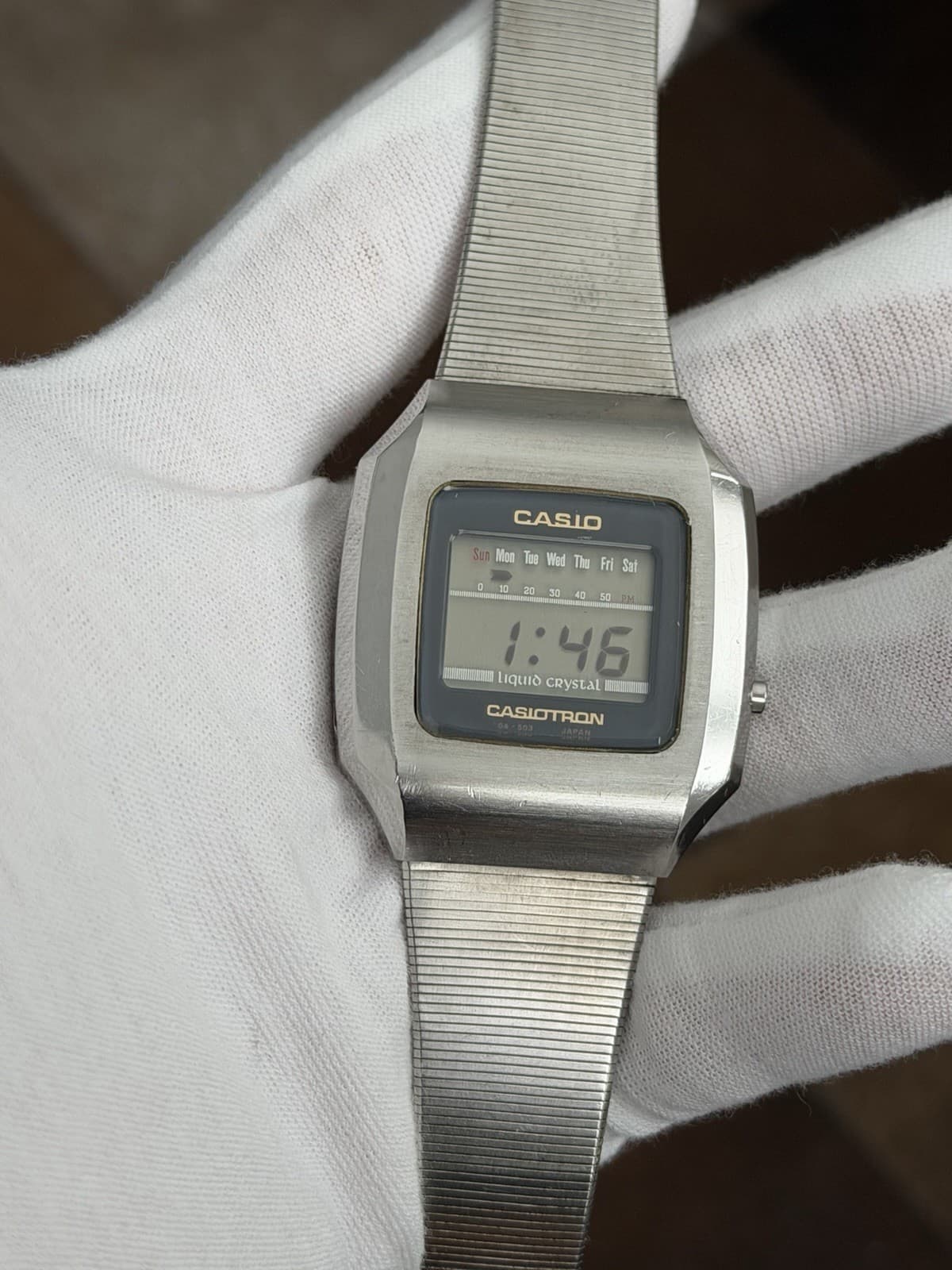 Rare Vintage Casio Casiotron 04-502 Men’s Digital Sports Watch JDM 1970s