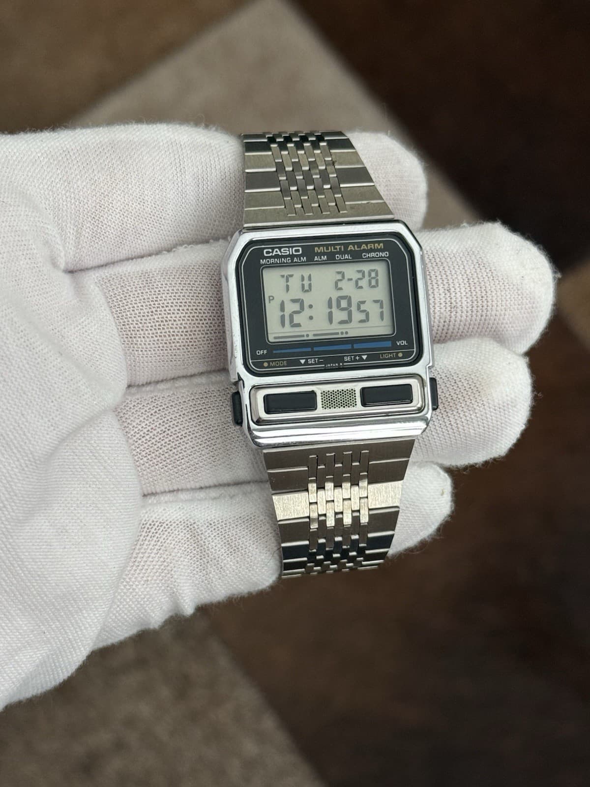 Rare Vintage Casio Multi Alarm BA-200 Men’s Digital Watch Module 462 JDM 1980s