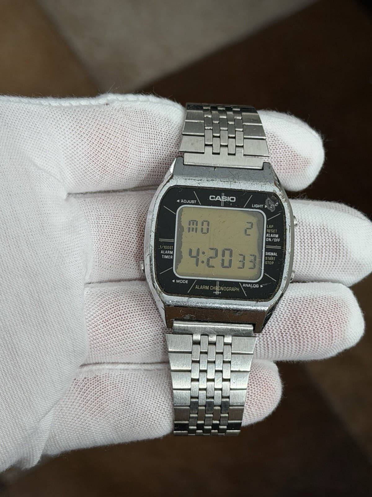 Rare Vintage Casio A201 “Blue Thunder” Men’s Digital Sports Watch JDM 1980s