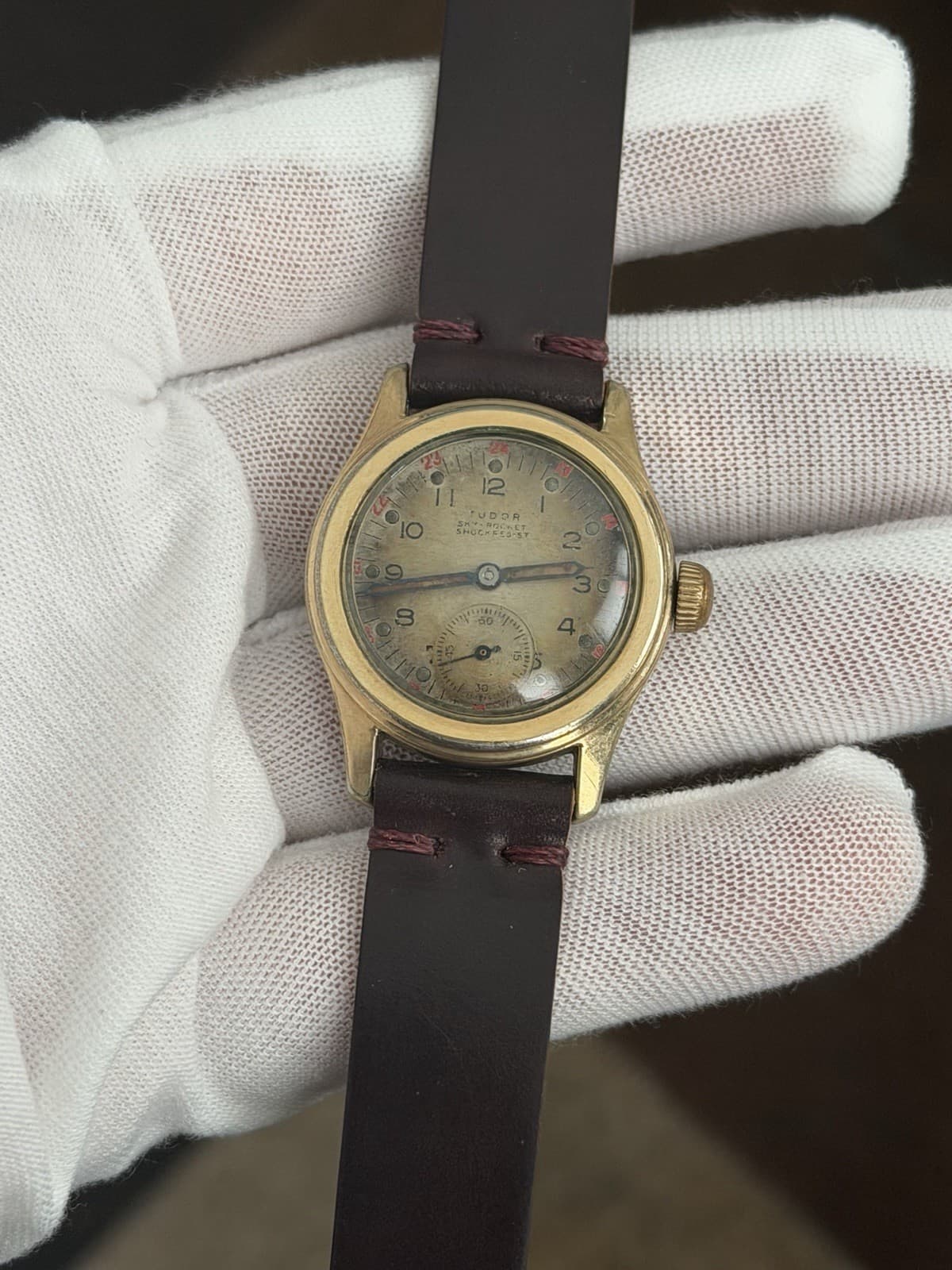 Vintage Tudor Rolex Sky-Rocket WW2 Men’s Military Watch