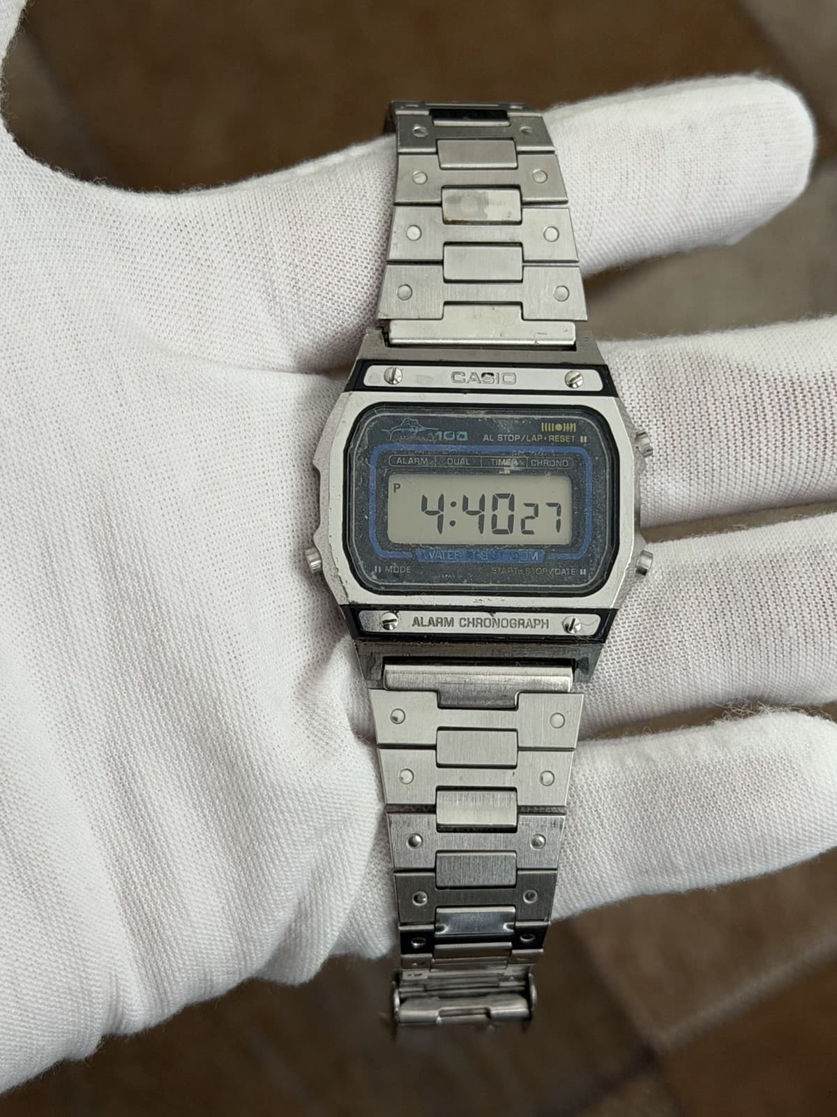 Rare Vintage Casio Marlin WS-710 Alarm Chronograph Digital Sports Watch JDM 80s