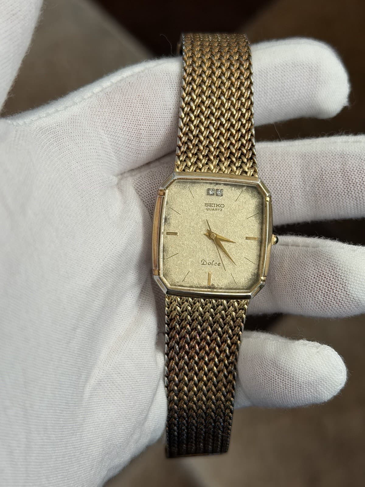 Rare Vintage Seiko Dolce 9521-5210 Classic Quartz Dress Watch JDM 1970s
