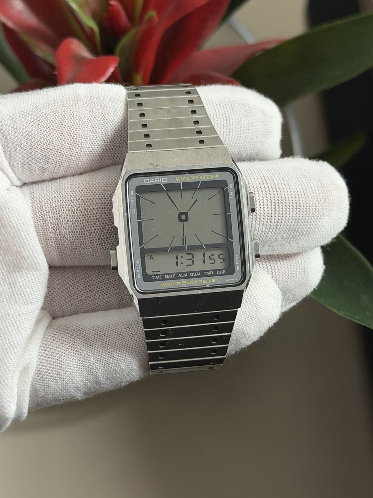 Rare Vintage Casio AE-90W Men’s Digital Alarm Chronograph Sports Watch JDM 80s