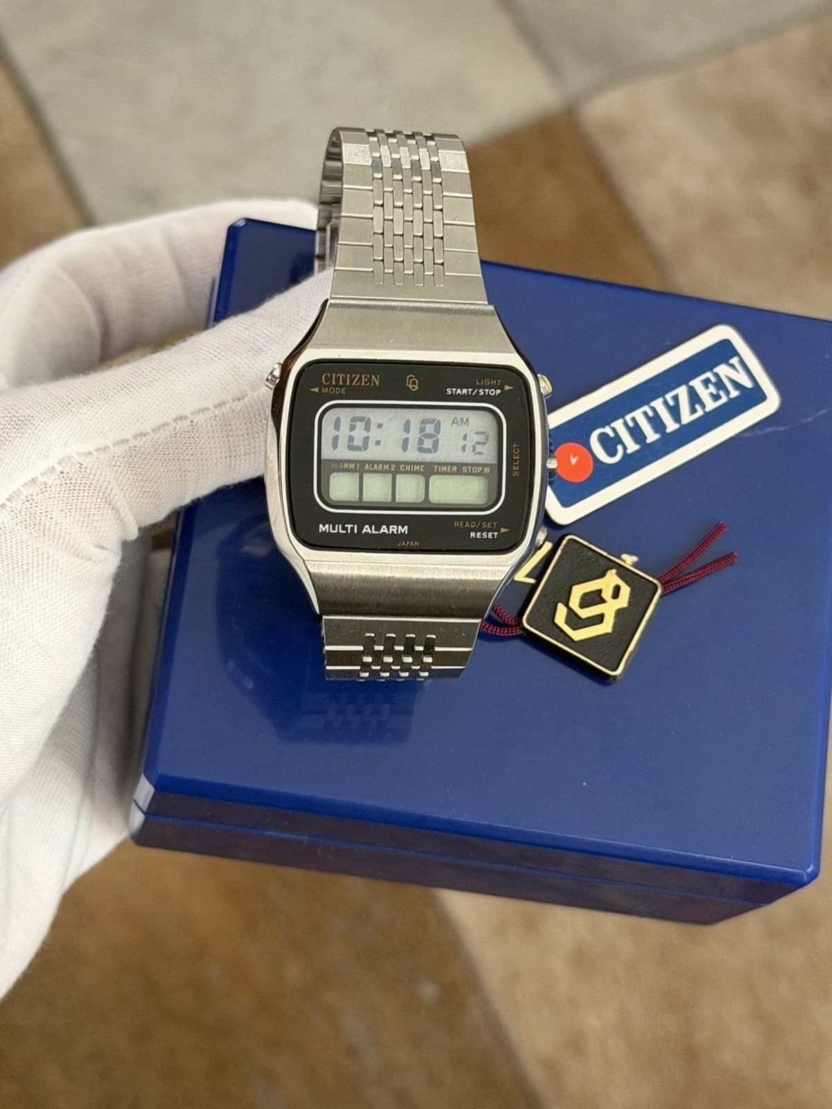 NOS Rare Vintage Citizen Multi Alarm 40-1030 Men’s Digital Sports Watch JDM 70s