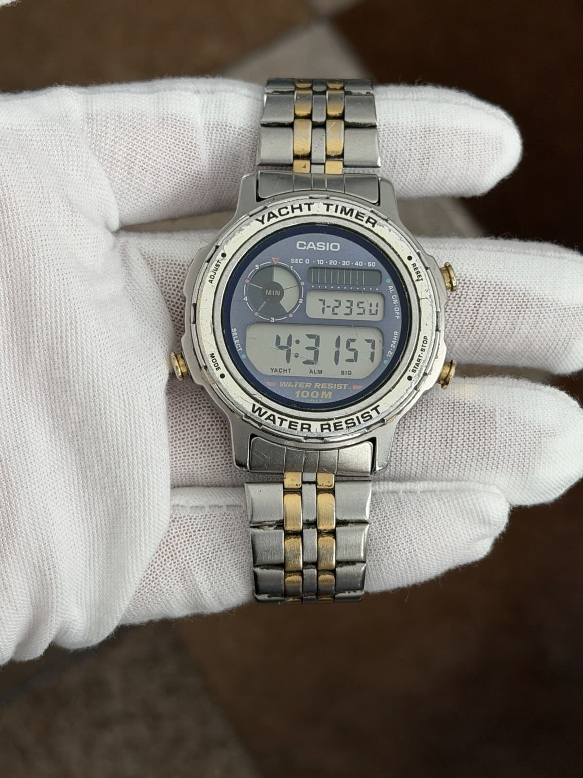 Rare Vintage Casio Yacht Timer TRW-301 Men’s Digital Sports Watch JDM 1980s