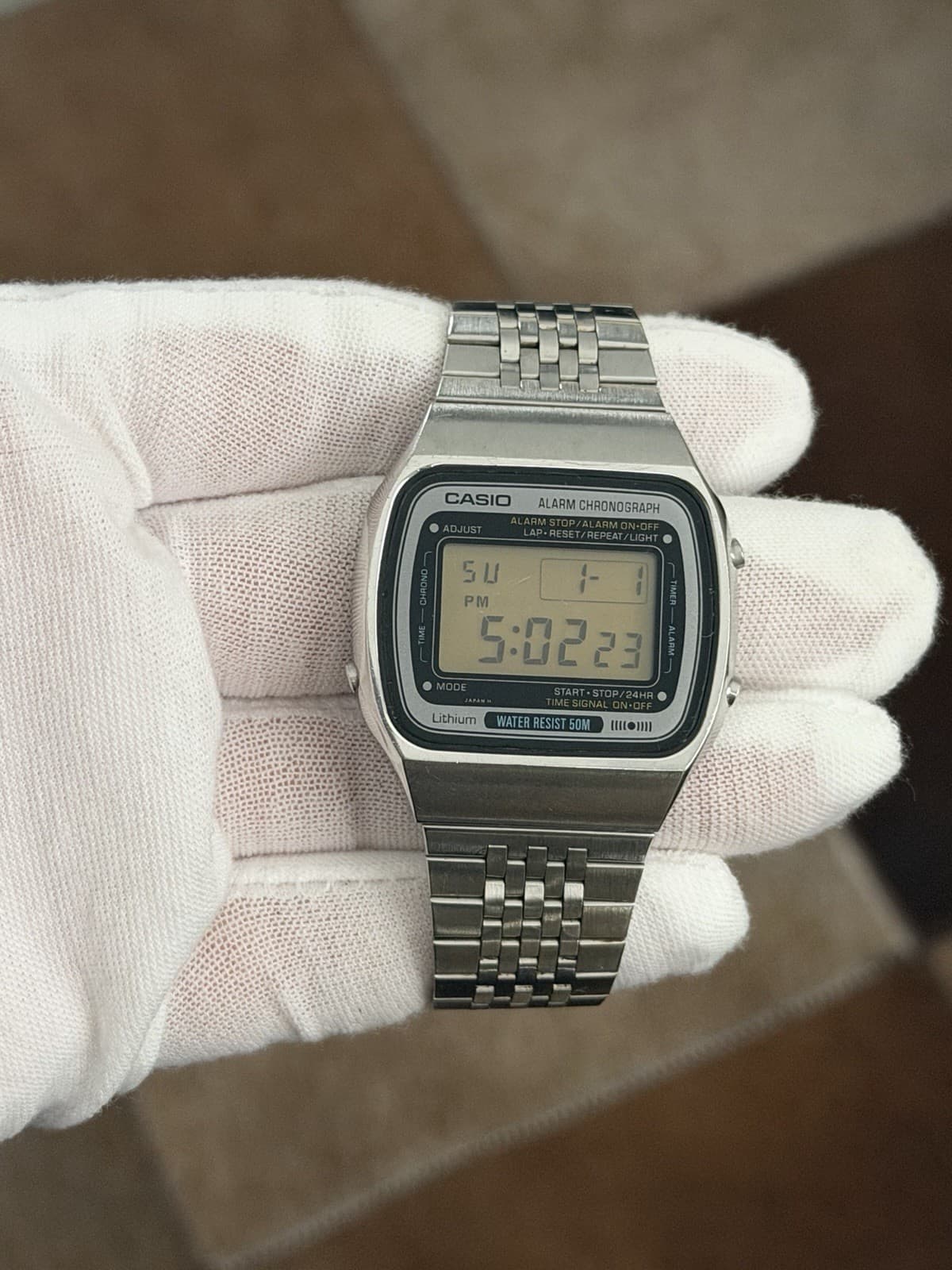 Rare Vintage Casio W-52 Men’s Digital Alarm Chronograph Sports Watch JDM 1980s