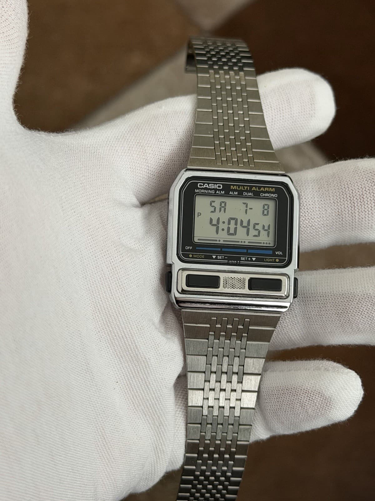 Rare Vintage Casio Multi Alarm BA-200 Men’s Digital Watch Module 462 JDM 1980s