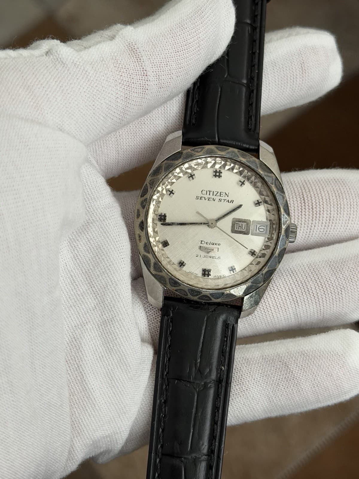 Rare Vintage Citizen Seven Star Deluxe 21J Automatic Men’s Dress Watch JDM 60s