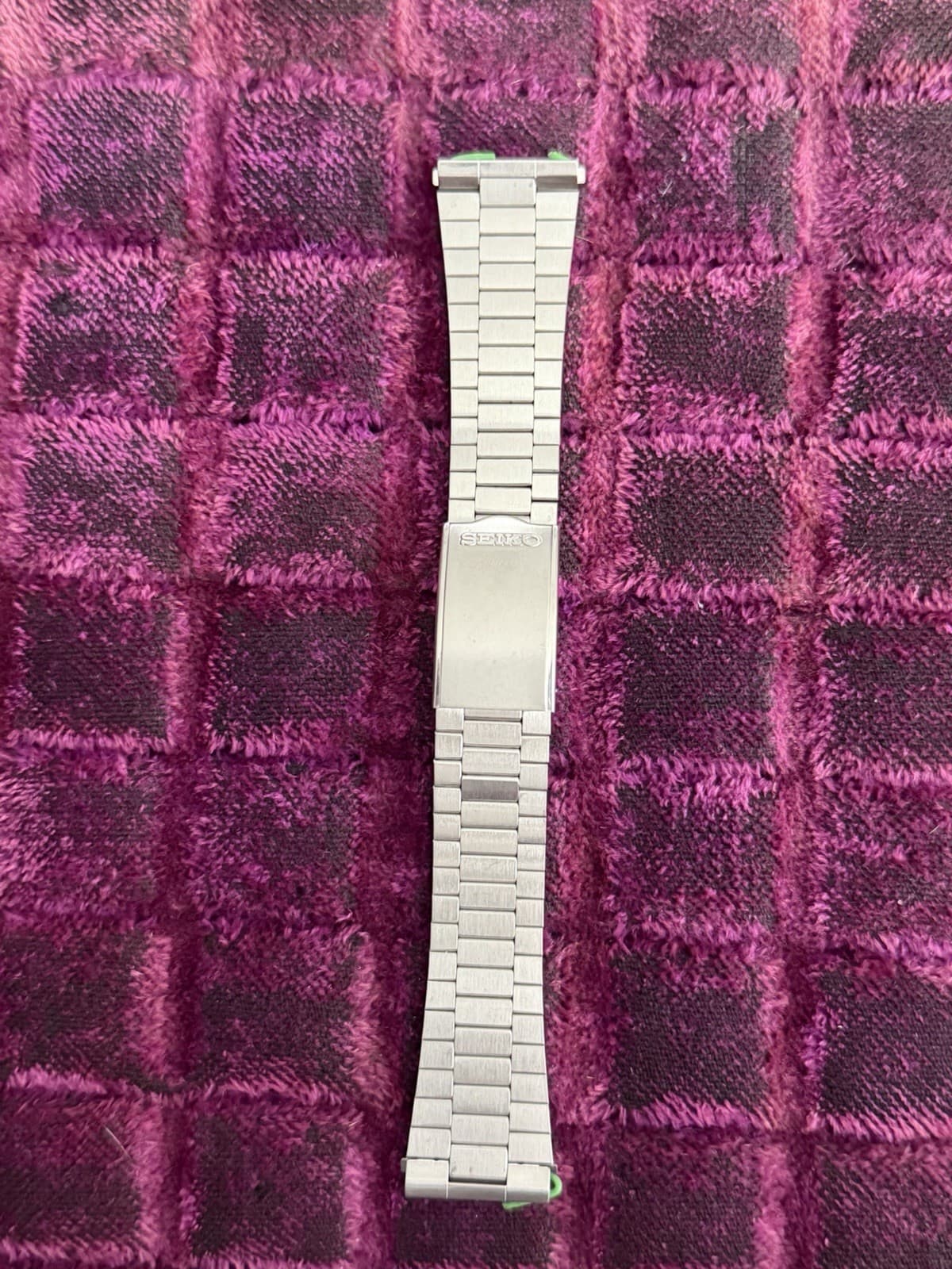 Vintage Seiko Stainless Steel Watch Band Bracelet NA231 20mm JDM 1970s