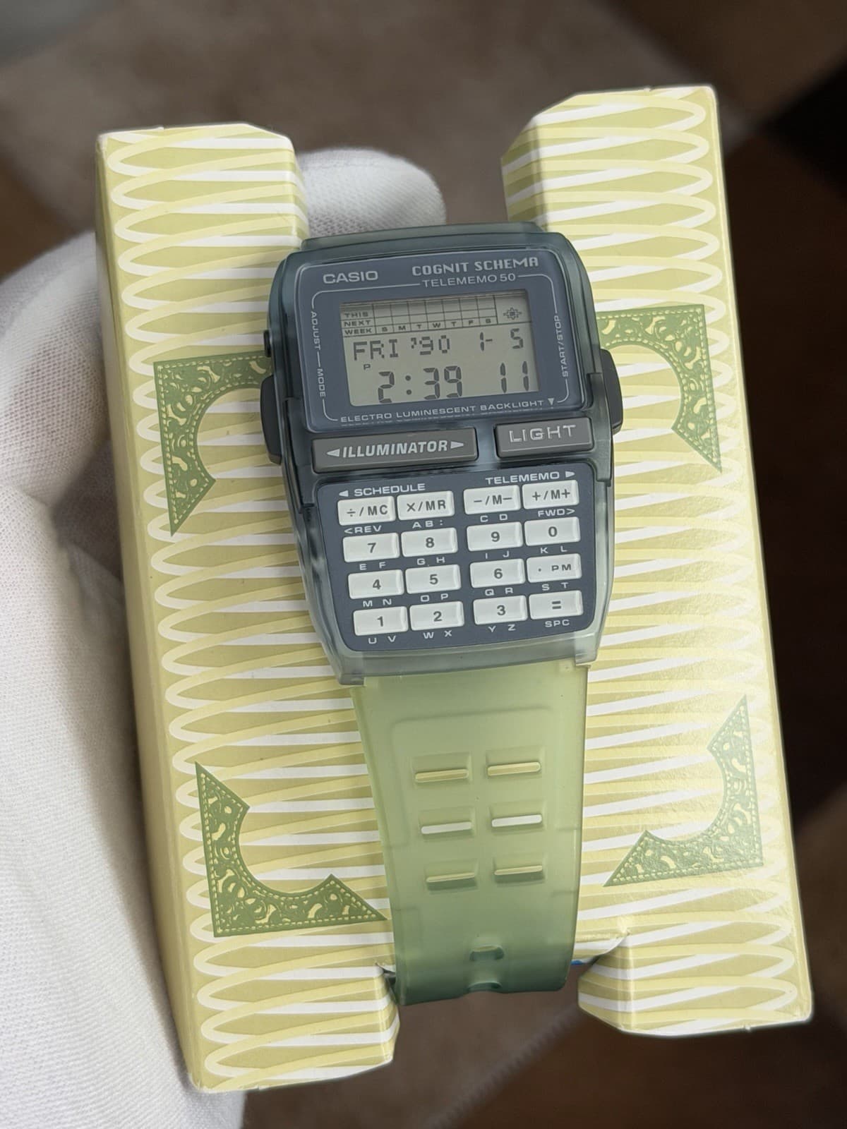 NOS Rare Vintage Casio DBC-63 “Cognit Schema” Men’s Calculator Digital Watch JDM