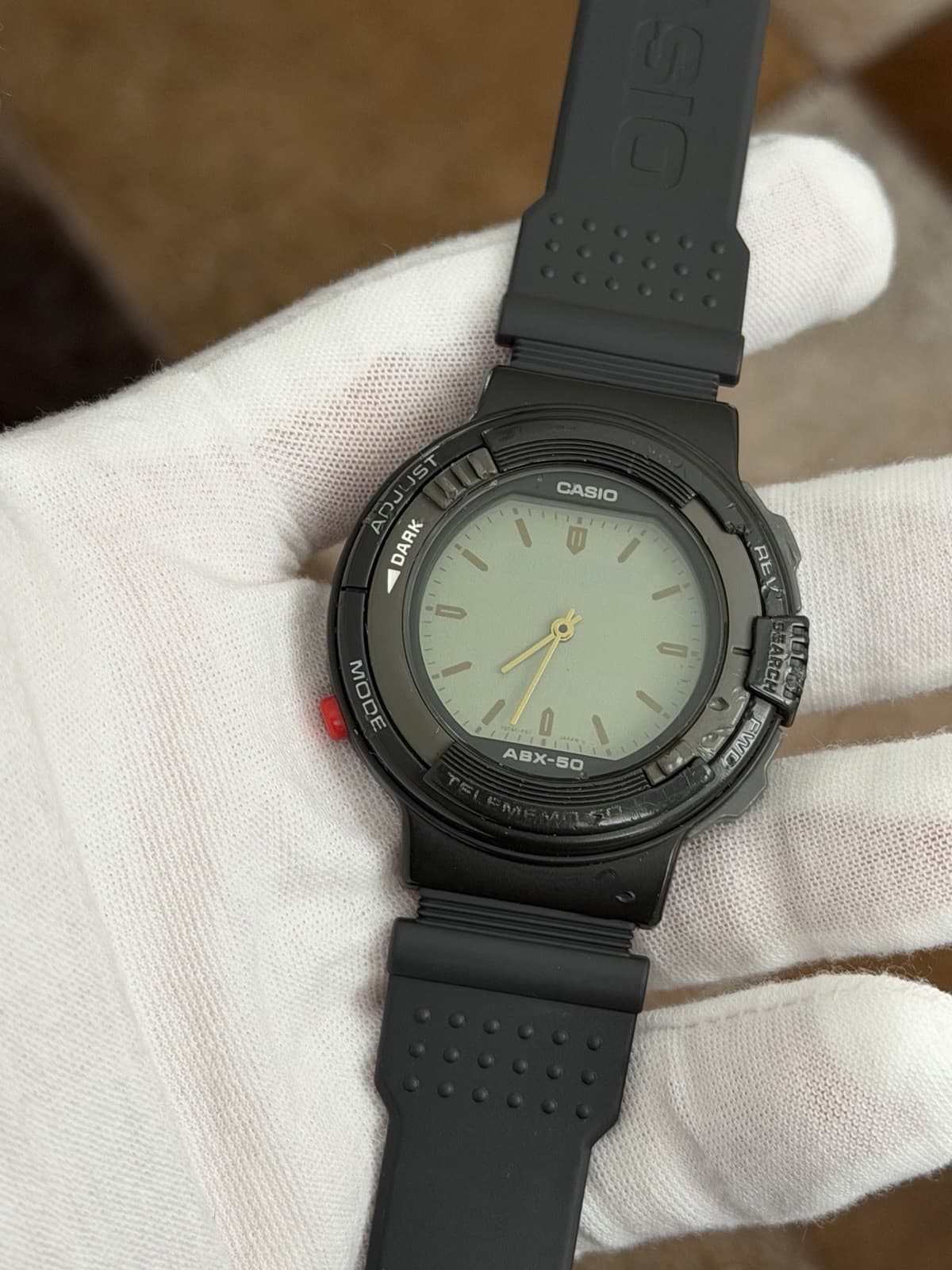 Casio ABX-50 Data Bank Telememo 50 Men’s Vintage Ana-Digi Sports Watch JDM 1980s
