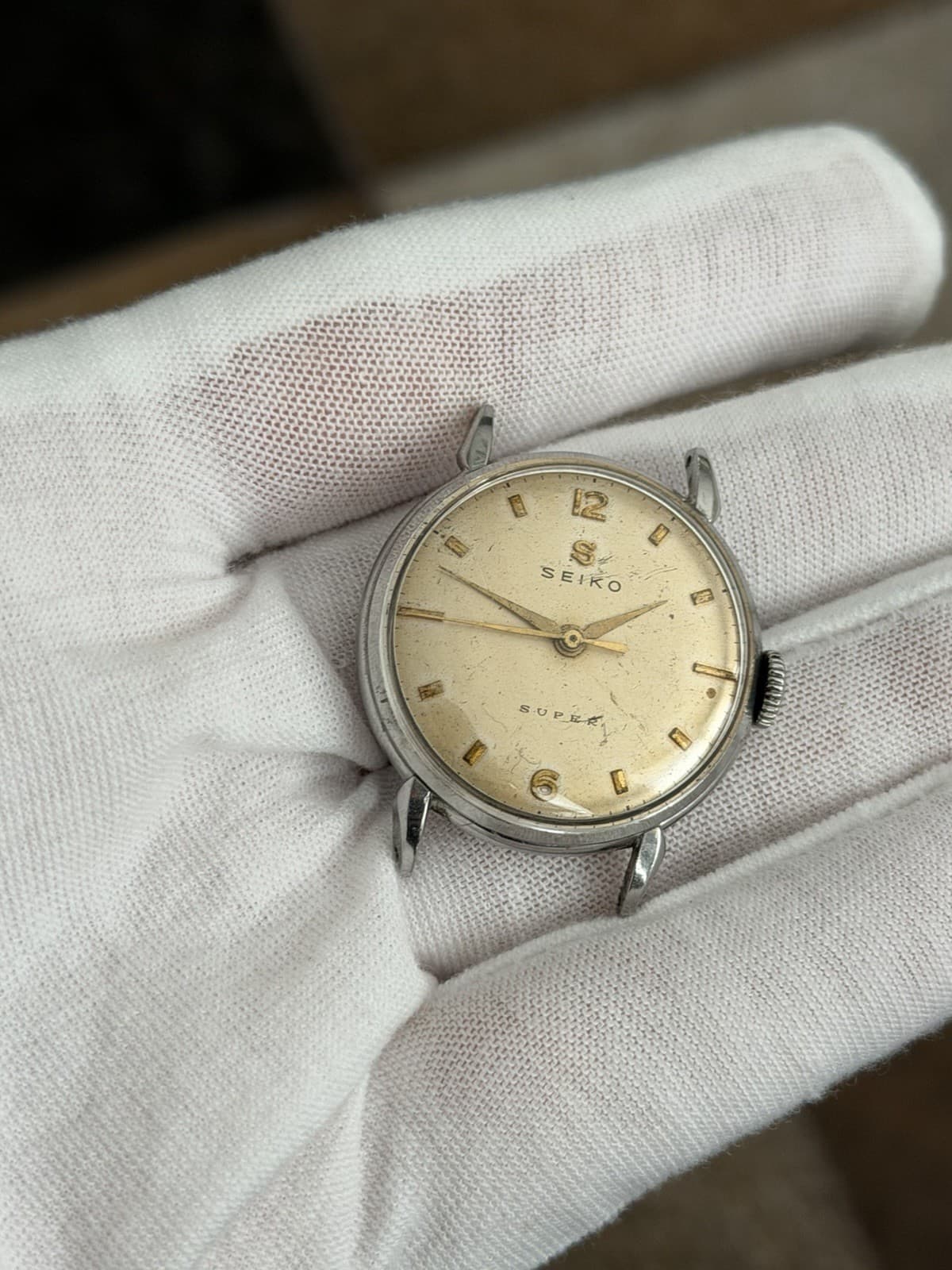 Seiko Super 13005 Men’s Vintage Seikosha Manual Classic Dress Watch JDM 1950s