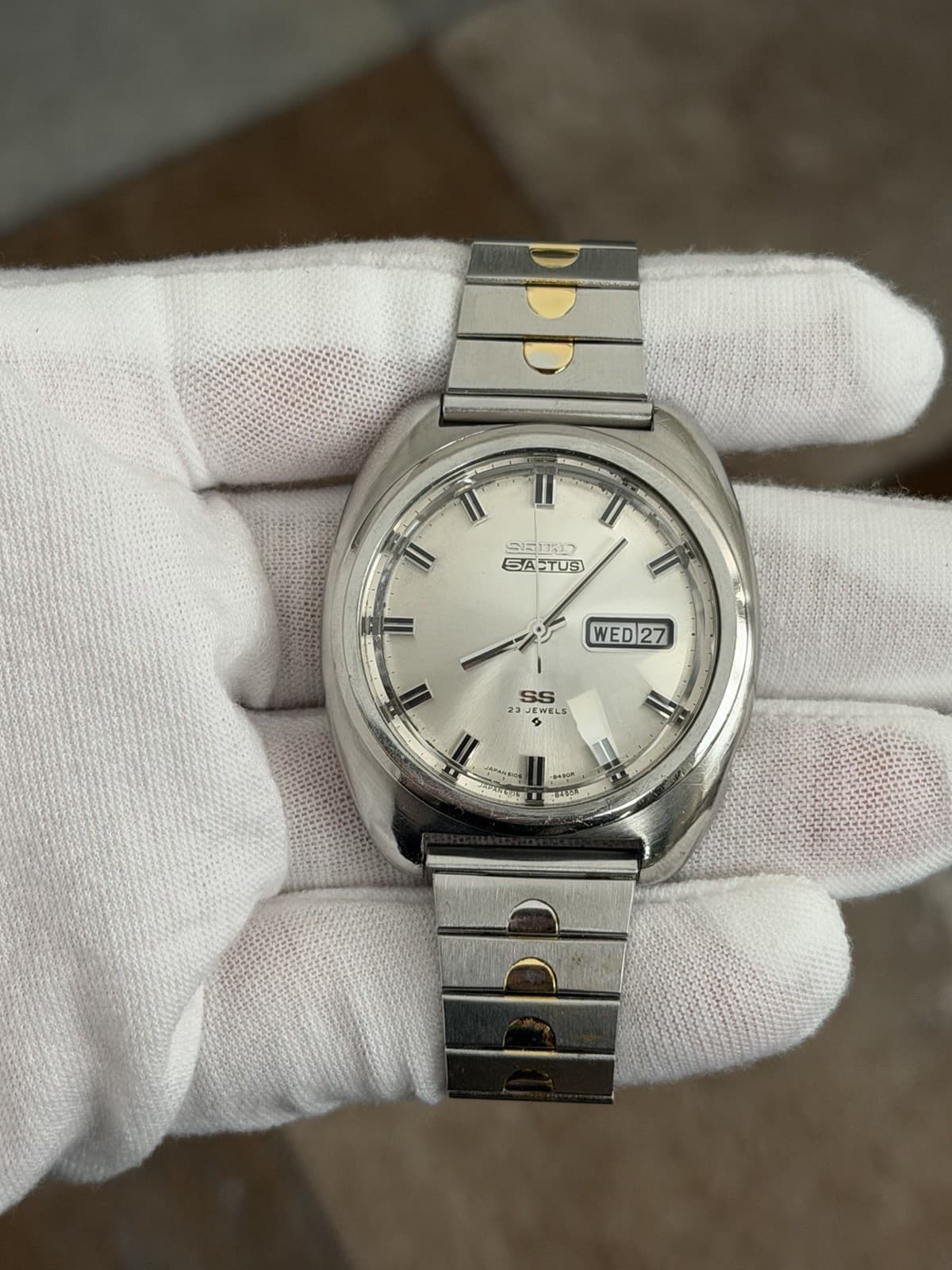 Seiko 5 Actus 6106-8450 Men’s Vintage 23J Automatic Dress Sports Watch JDM 1960s