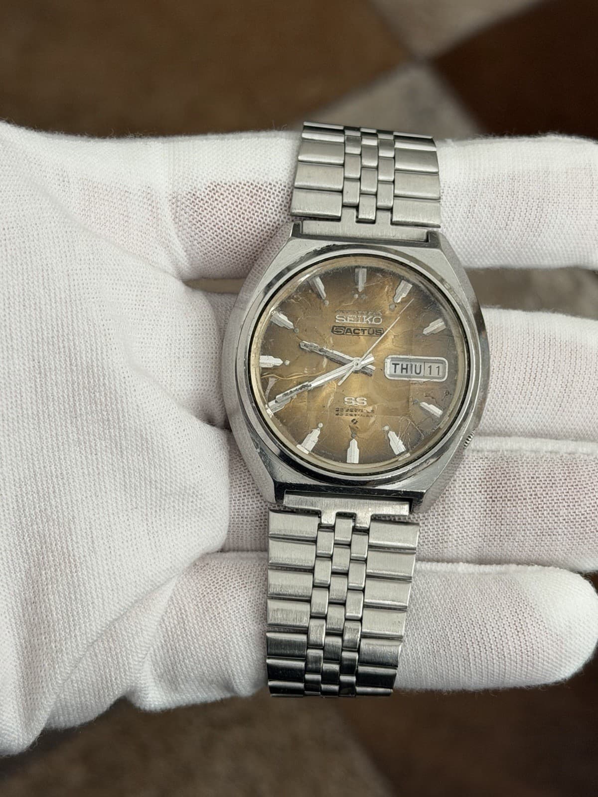 Seiko 5 Actus 6106-7700 Men’s Vintage Automatic Dress Sports Watch JDM 1970s