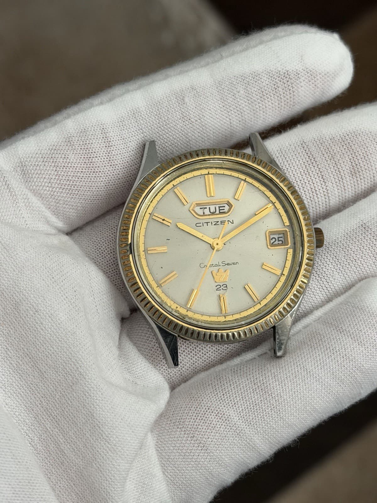 Rare Vintage Citizen Crystal Seven Classic 23J Automatic Men’s Watch JDM 1960s