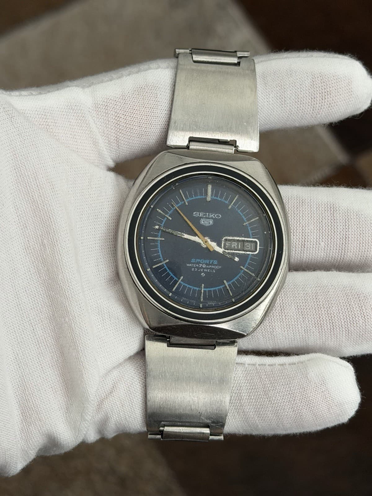 Rare Vintage Seiko 5 Sports 6106-8560 Men’s 23J Automatic Watch JDM 1970s